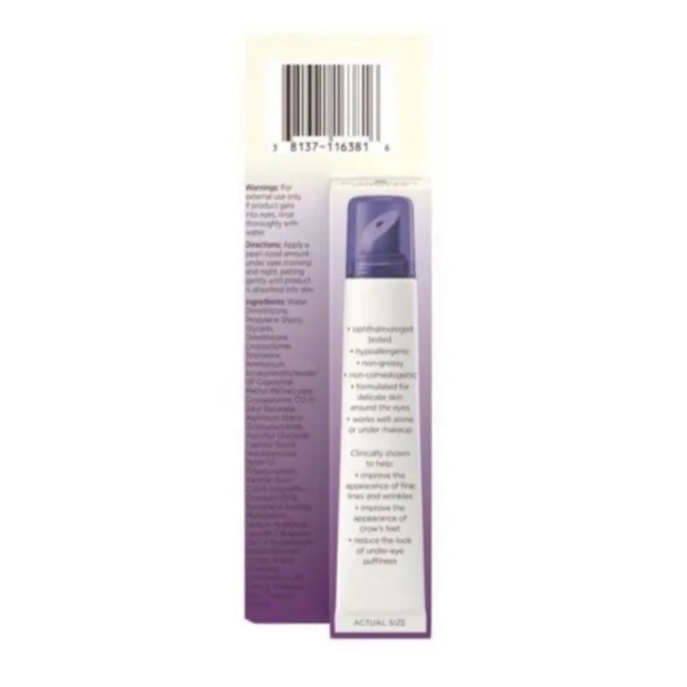 Aveeno Absolutely Ageless Eye Cream 0.5oz 3-in-1 Wrinkles Lines Blackberry - Picture 5 of 5
